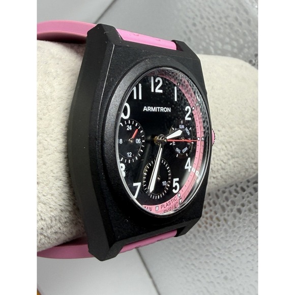 Armitron Ocean Plastic 20/5535 Chronograph Mens Watch 40MM 8.5" - Picture 3 of 12